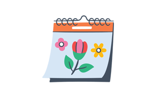 Springtime Sticker PNG