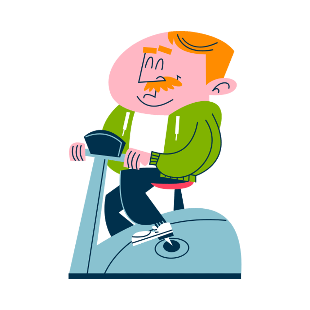 Stationary Bike Free Sticker Transparent Picture