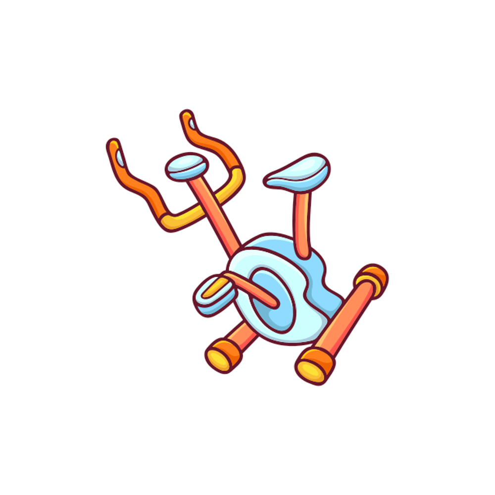 Stationary Bike Free Sticker Transparent Gallery