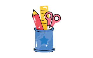 Stationery Free Sticker PNG