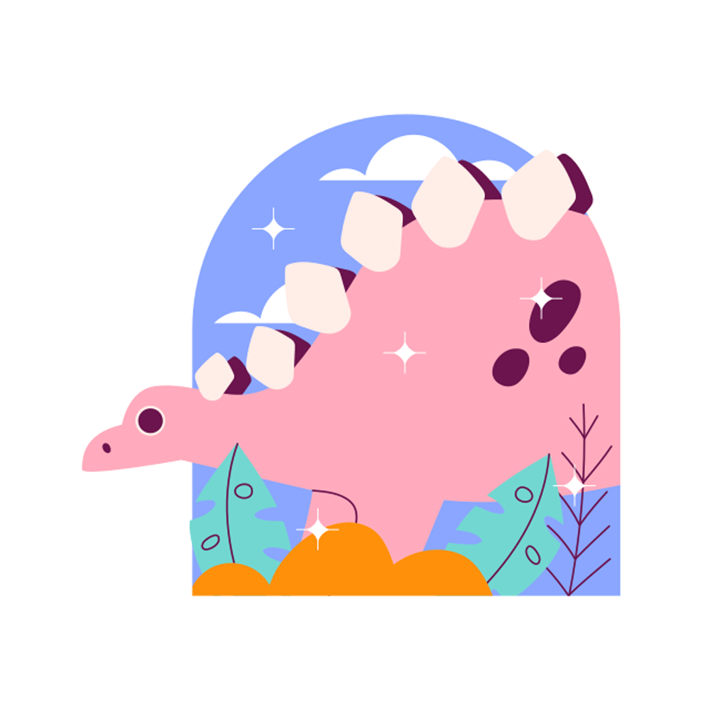 Stegosaurus Free Sticker Transparent Clipart