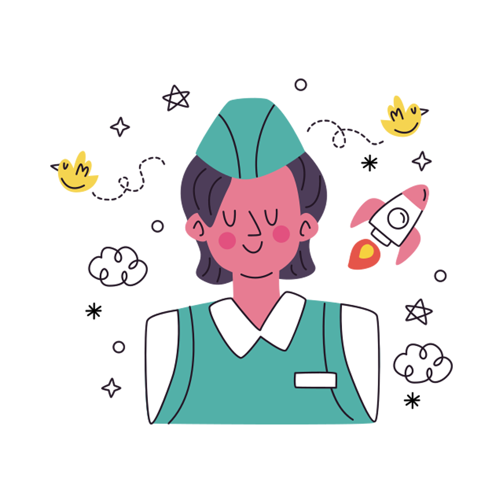 Stewardess Free Sticker Transparent Photo