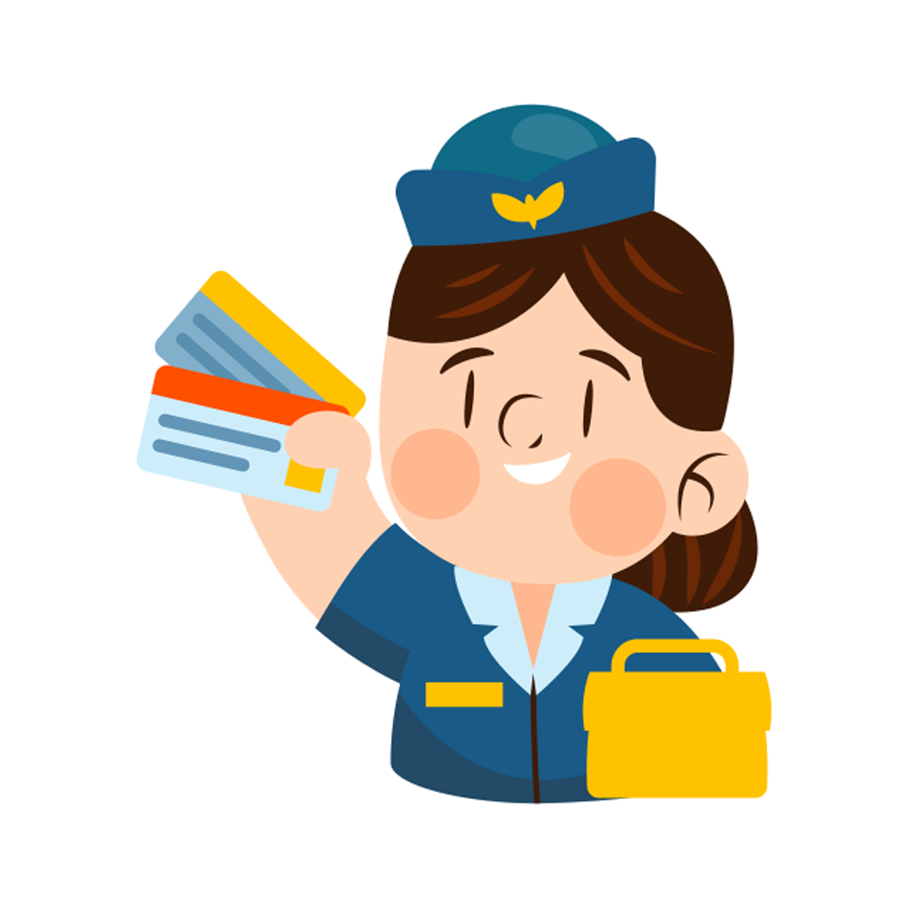 Stewardess Free Sticker Transparent Picture