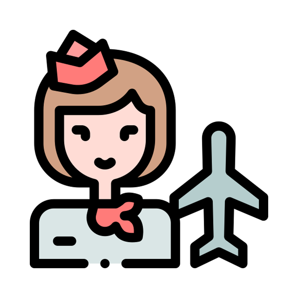 Stewardess Free Sticker Transparent Gallery