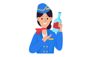 Stewardess Sticker PNG
