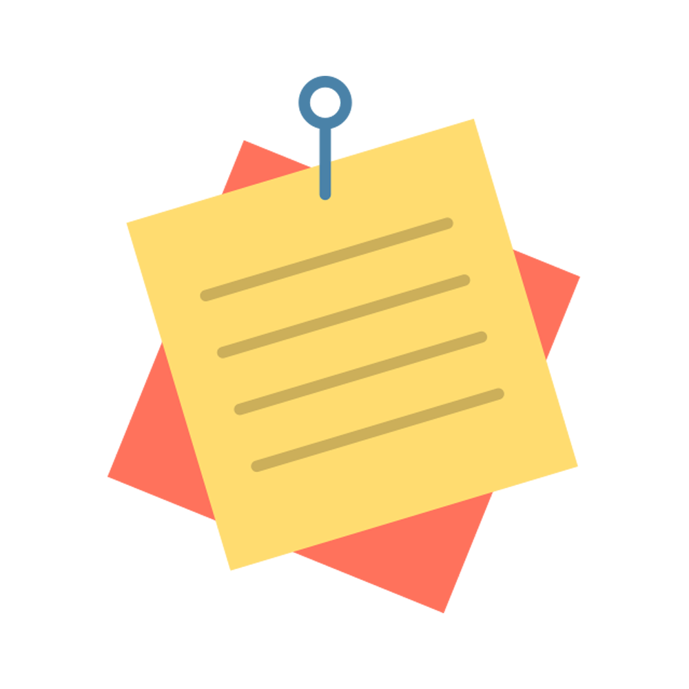 Sticky Notes Transparent Clipart