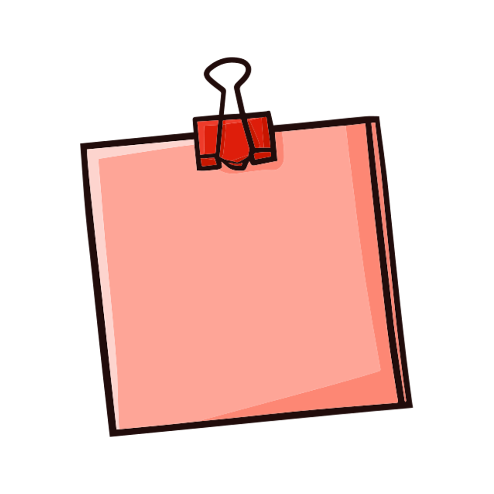 Sticky Notes Sticker Transparent Clipart