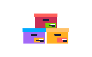 Storage Box Free Sticker PNG