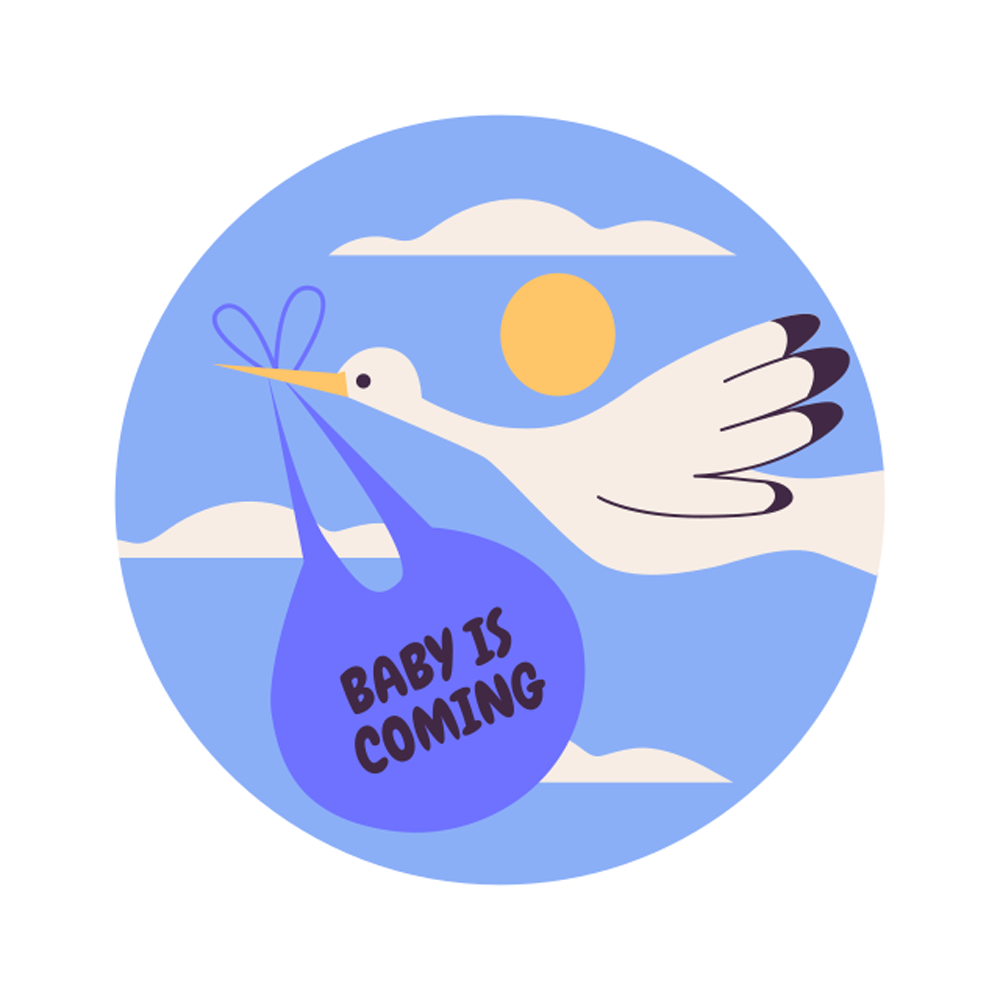 Stork Free Sticker Transparent Picture