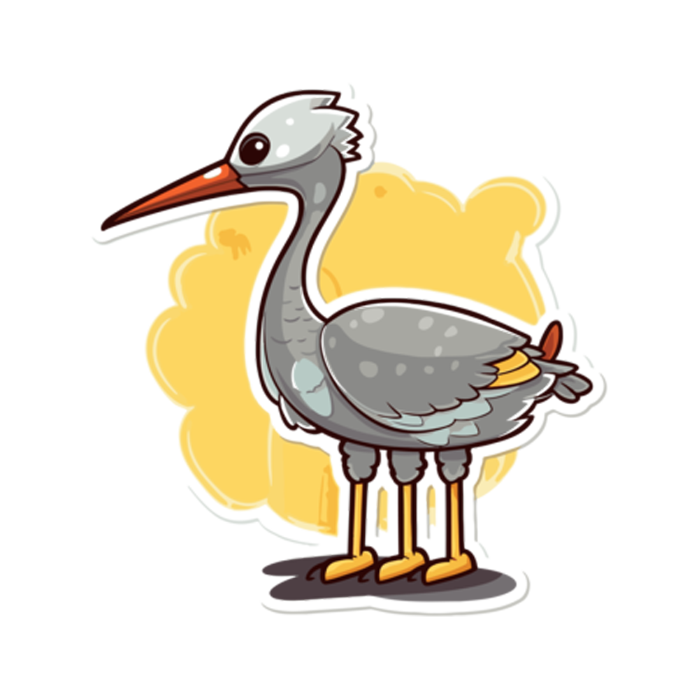Stork Free Sticker Transparent Gallery