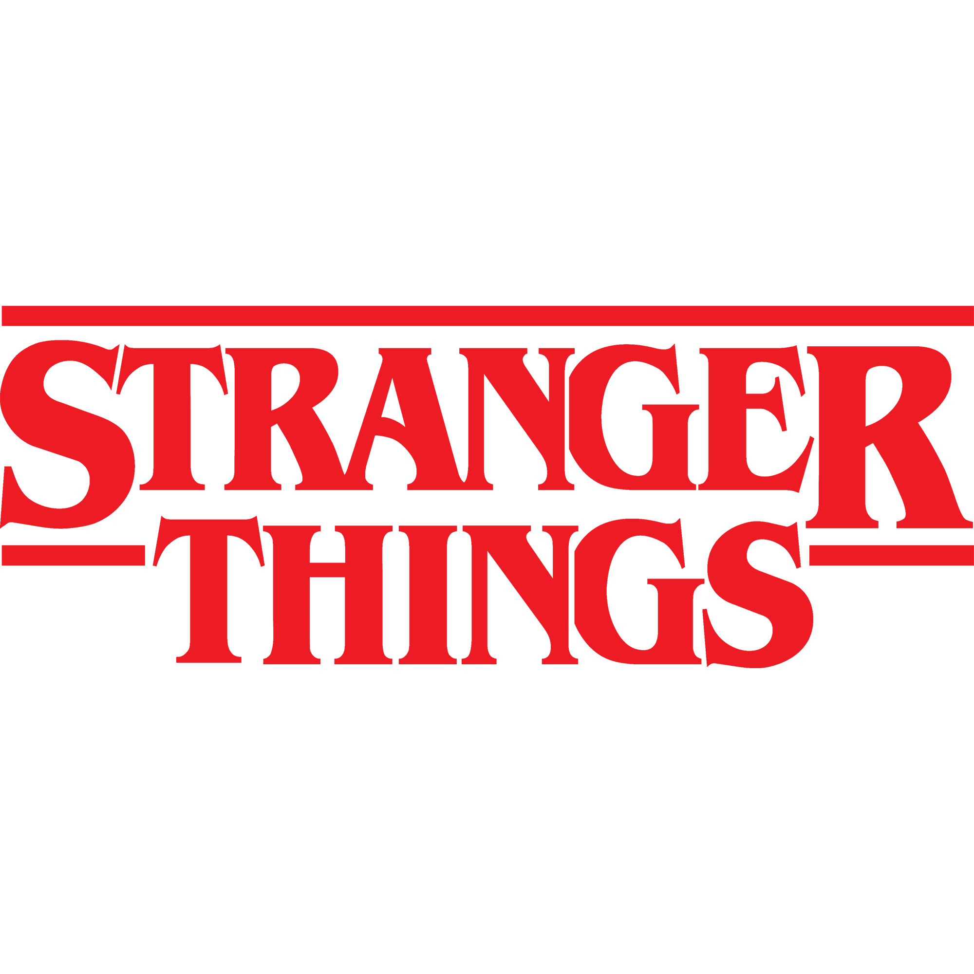 Stranger Things Logo Transparent Image