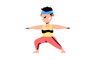 Stretch Sticker PNG