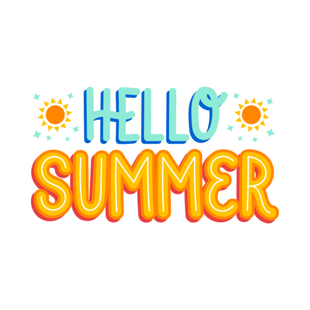 Summer Is Here Free Sticker Transparent Picture