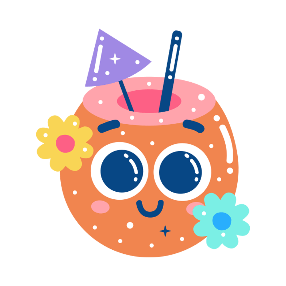 Summer Party Free Sticker Transparent Clipart