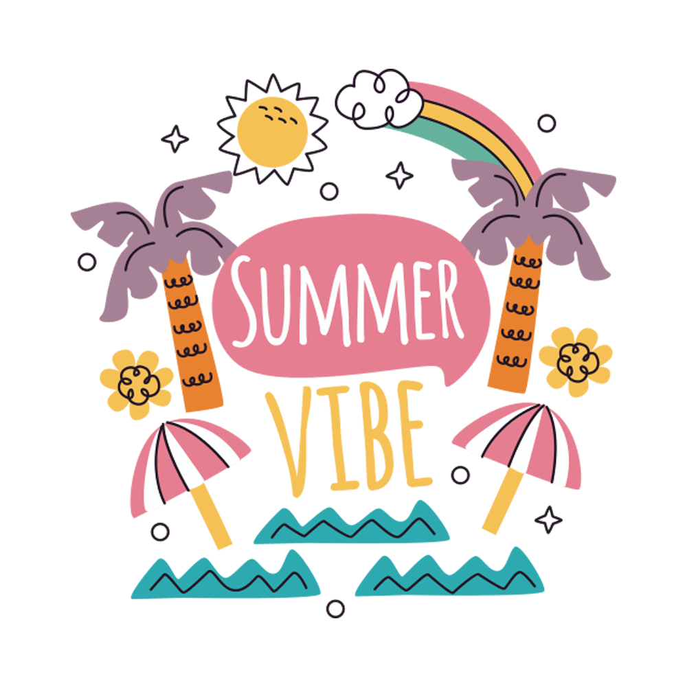 Summer Party Free Sticker Transparent Gallery