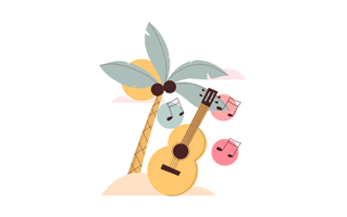 Summer Party Free Sticker PNG