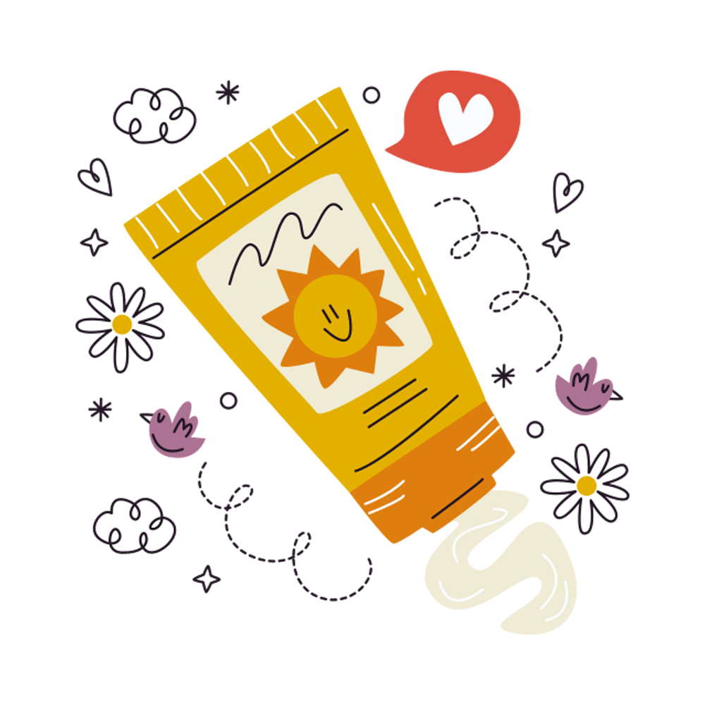Sun Cream Free Sticker Transparent Photo
