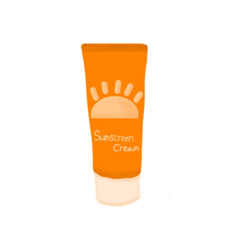Sun Cream Sticker Transparent Clipart