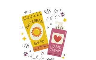 Sun Cream Sticker