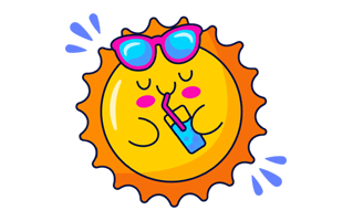 Sun Free Sticker PNG