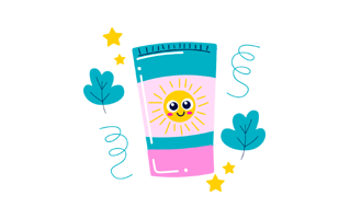 Sunblock Free Sticker PNG