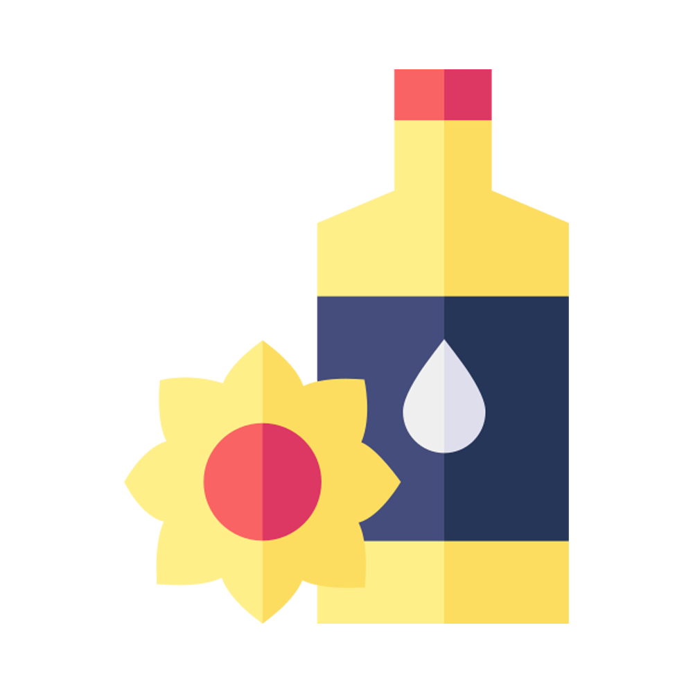 Sunflower Oil Sticker Transparent Image