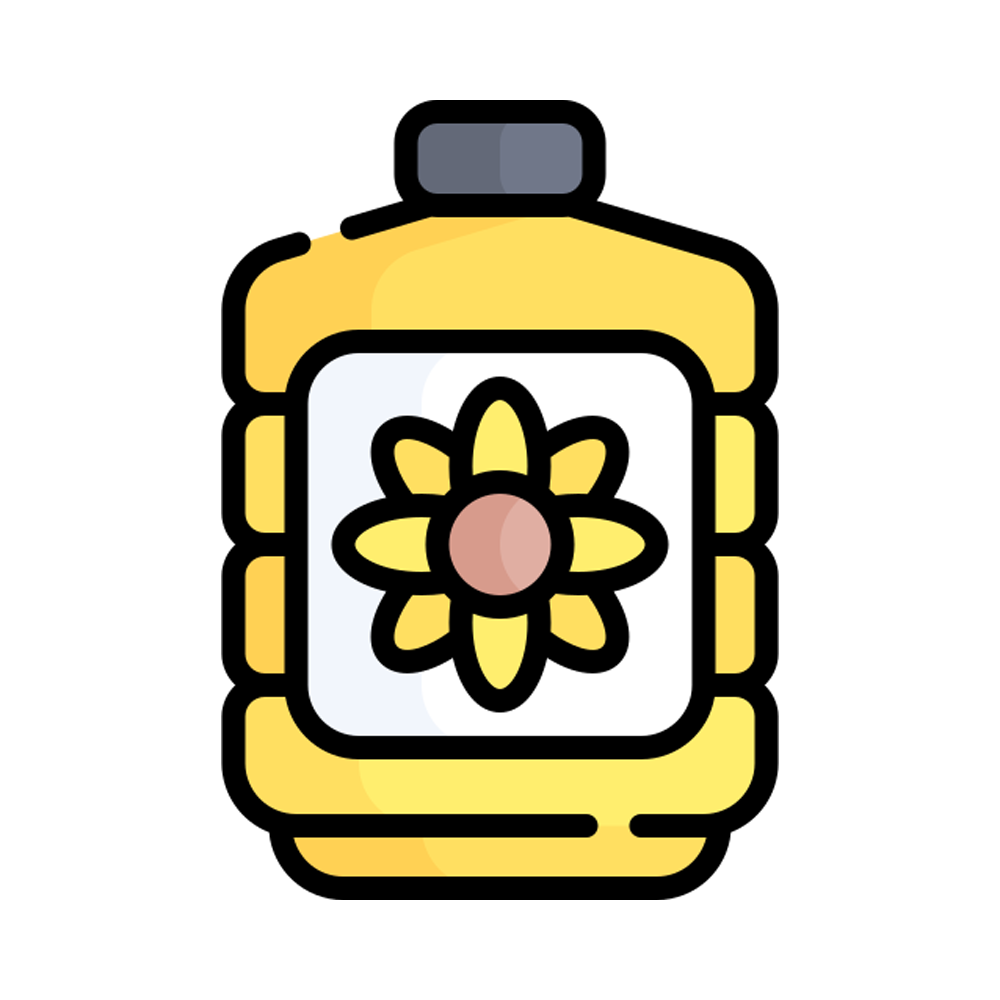 Sunflower Oil Sticker Transparent Photo