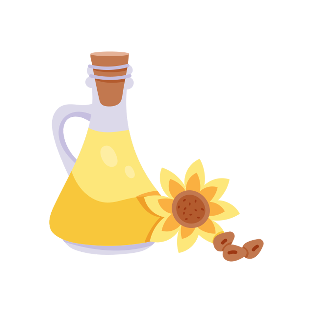 Sunflower Oil Sticker Transparent Picture