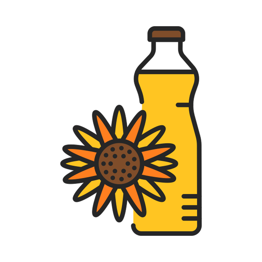 Sunflower Oil Sticker Transparent Clipart