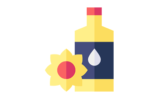Sunflower Oil Sticker PNG