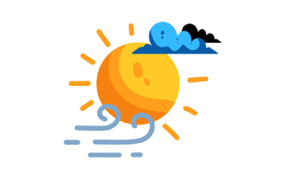 Sunny Free Sticker PNG
