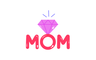 Super Mom Sticker PNG