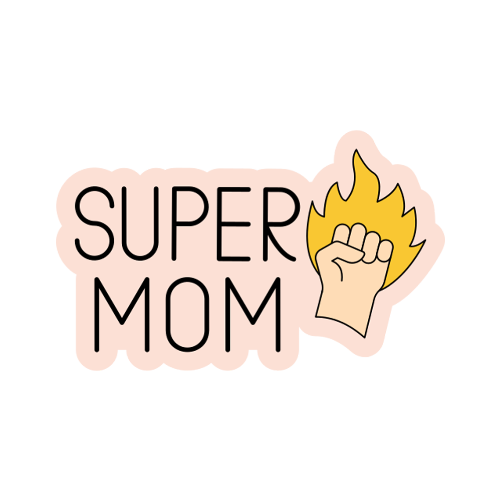 Super Mom Stickers Transparent Gallery