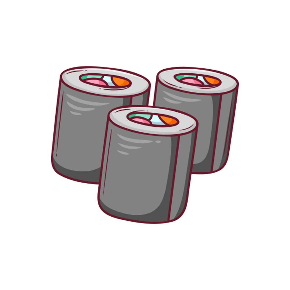 Sushi Roll Free Sticker Transparent Gallery