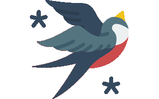 Swallow Sticker