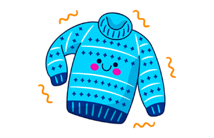 Sweater Sticker PNG