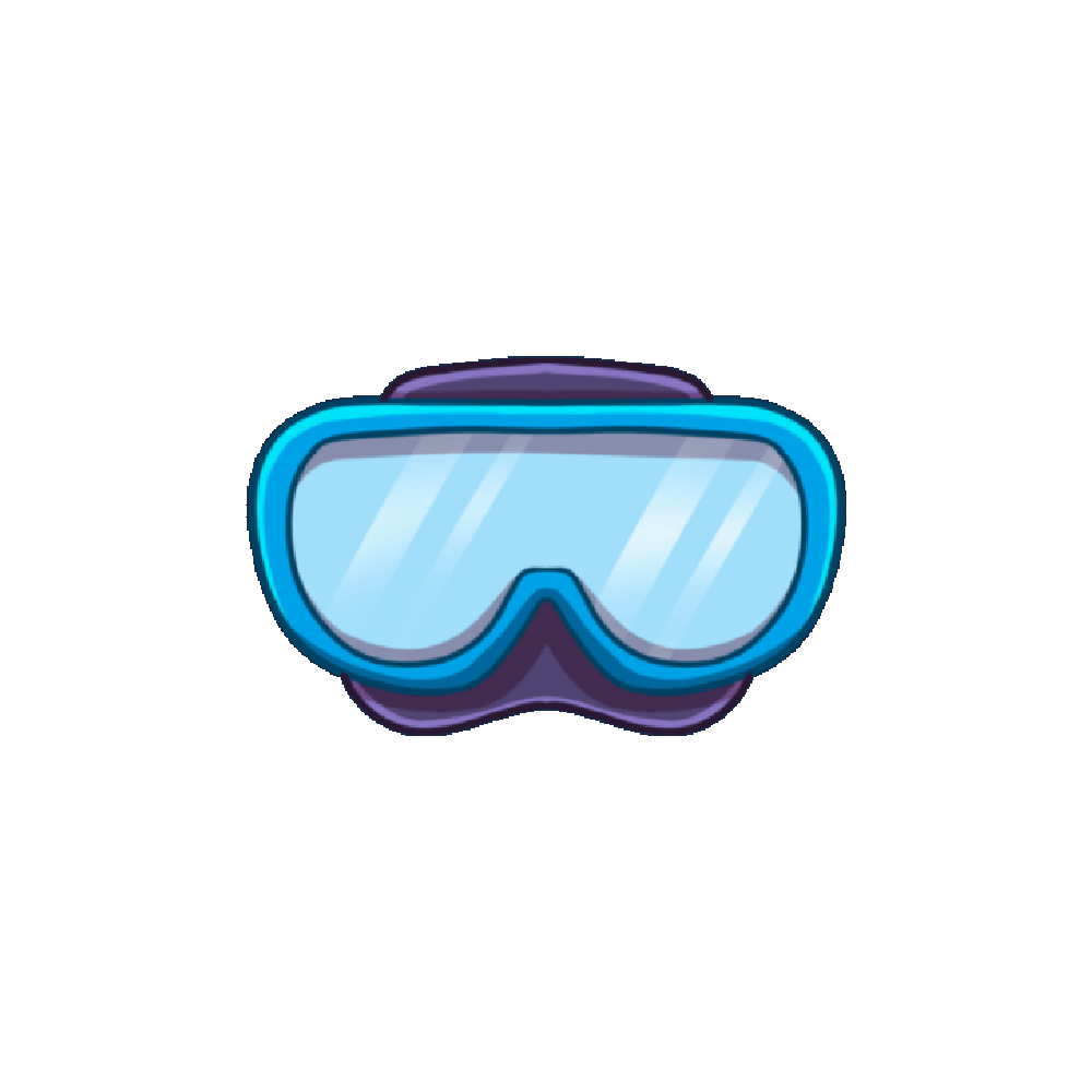 Swimming Glasses Sticker Transparent Gallery
