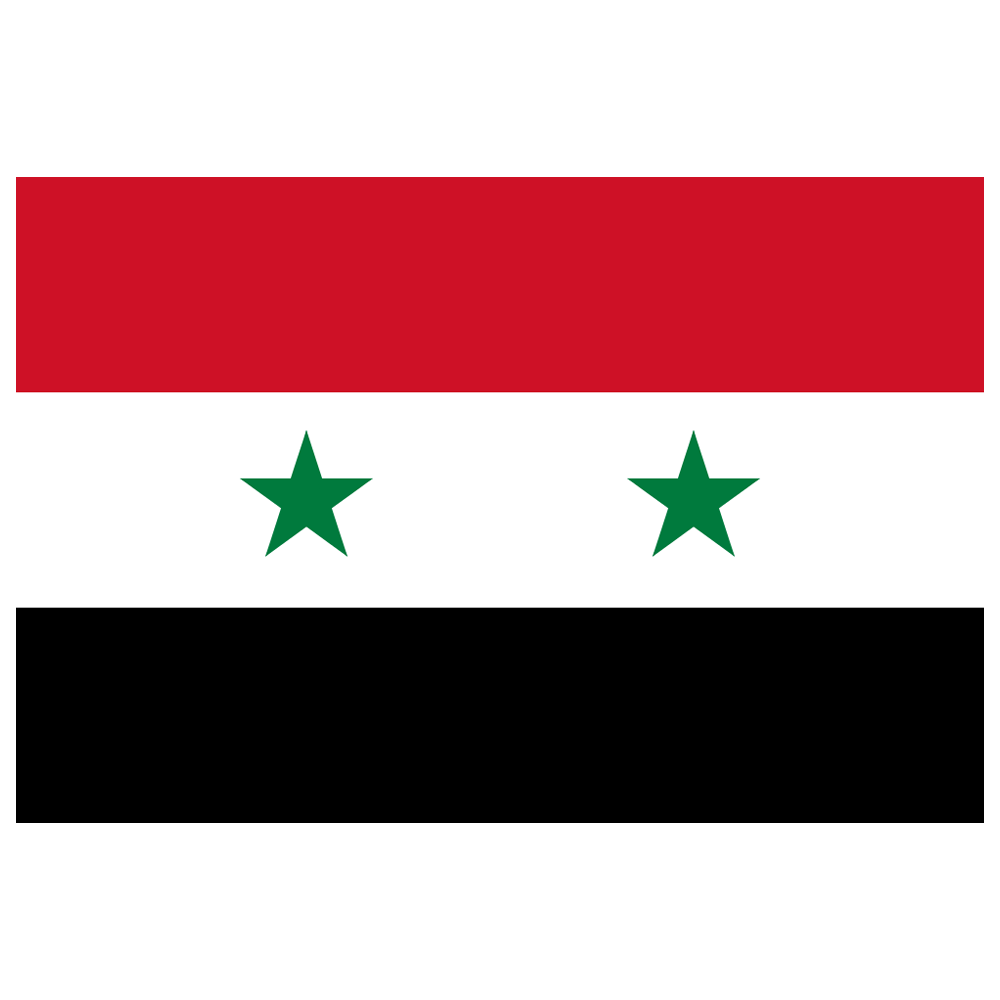 Syria Flag Transparent Clipart