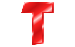 T Alphabet PNG