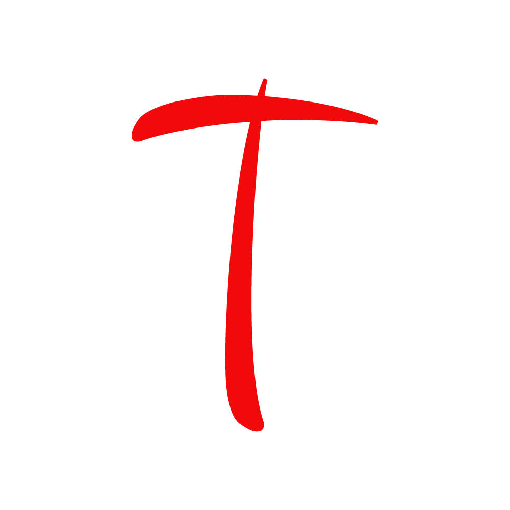 T Alphabet Red Transparent Picture