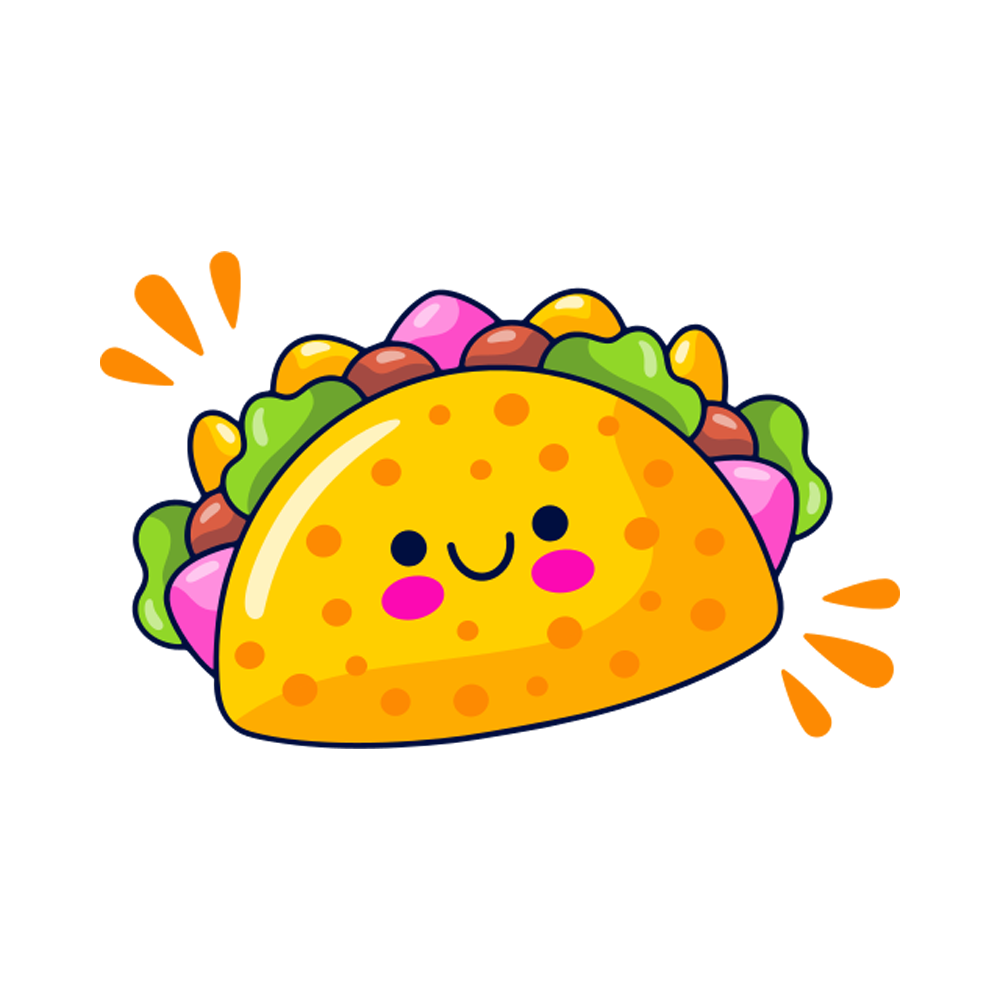 Tacos Free Sticker Transparent Clipart