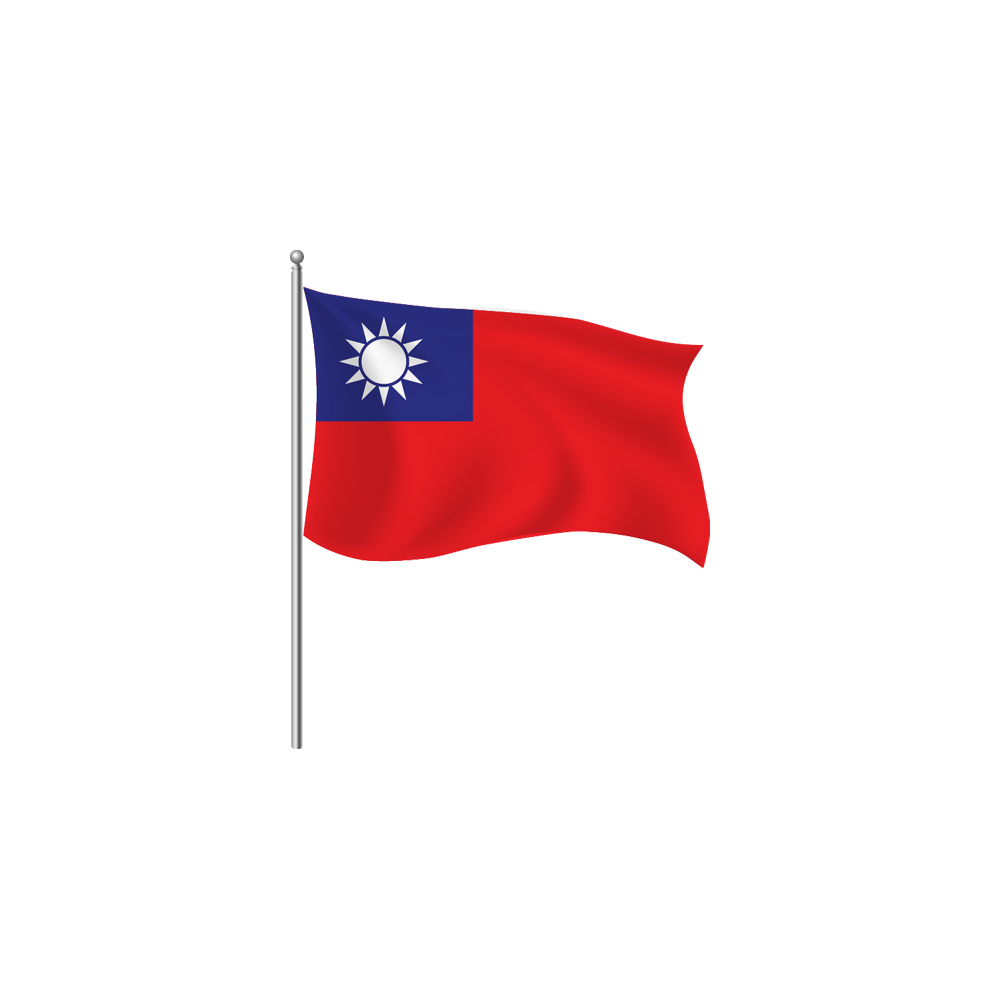 Taiwan Flag Transparent Picture