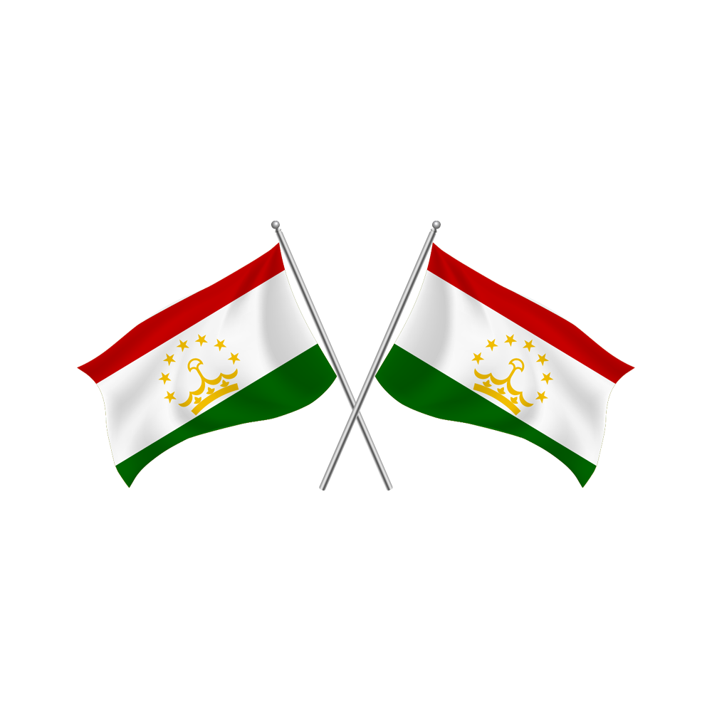 Tajikistan Flag Transparent Clipart