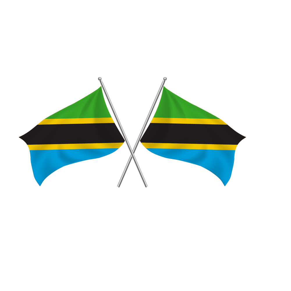 Tanzania Flag Transparent Clipart