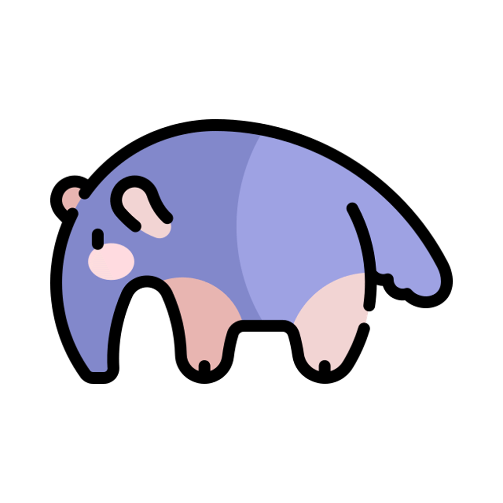 Tapir Free Sticker Transparent Picture