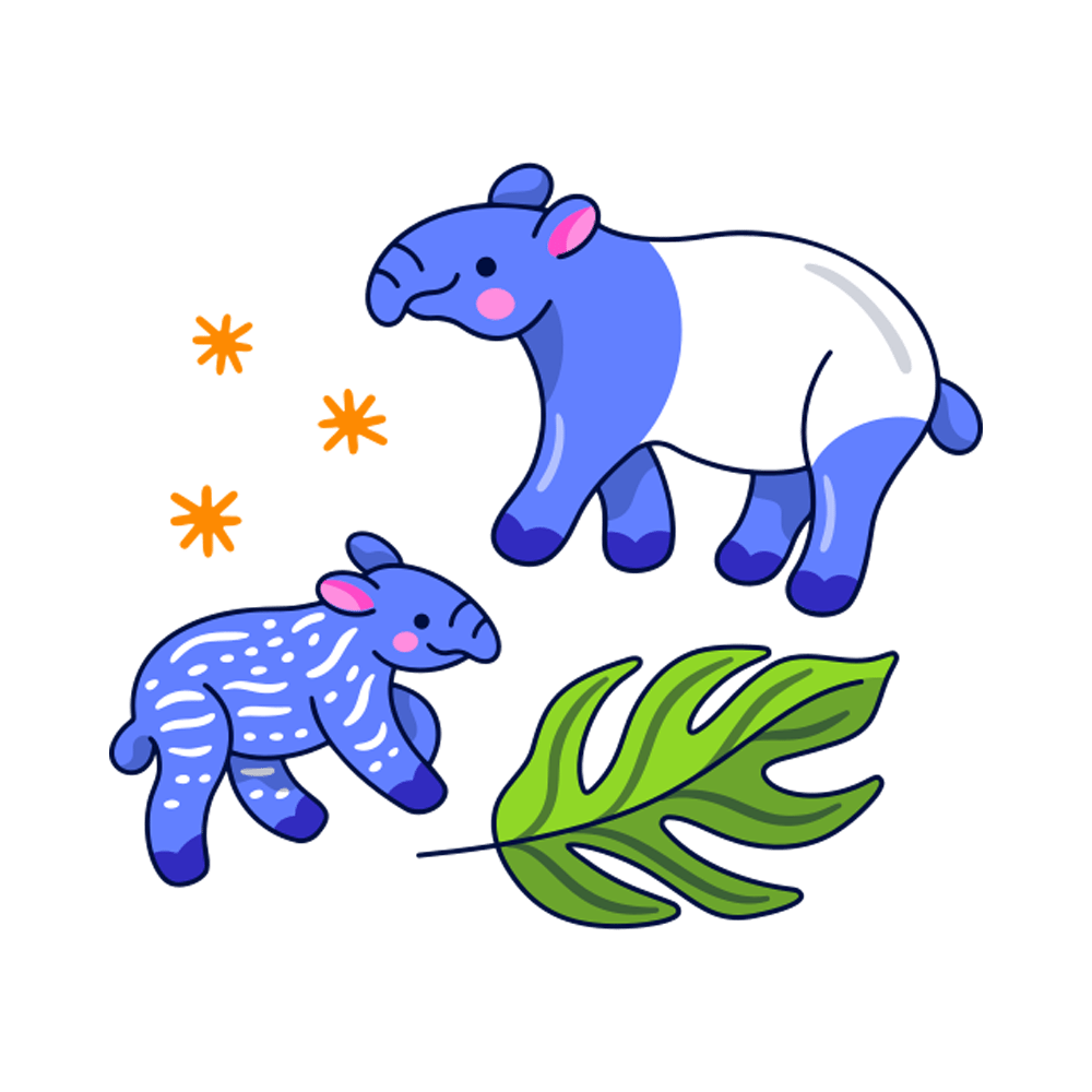 Tapir Free Sticker Transparent Gallery
