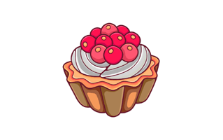 Tart Free Sticker PNG