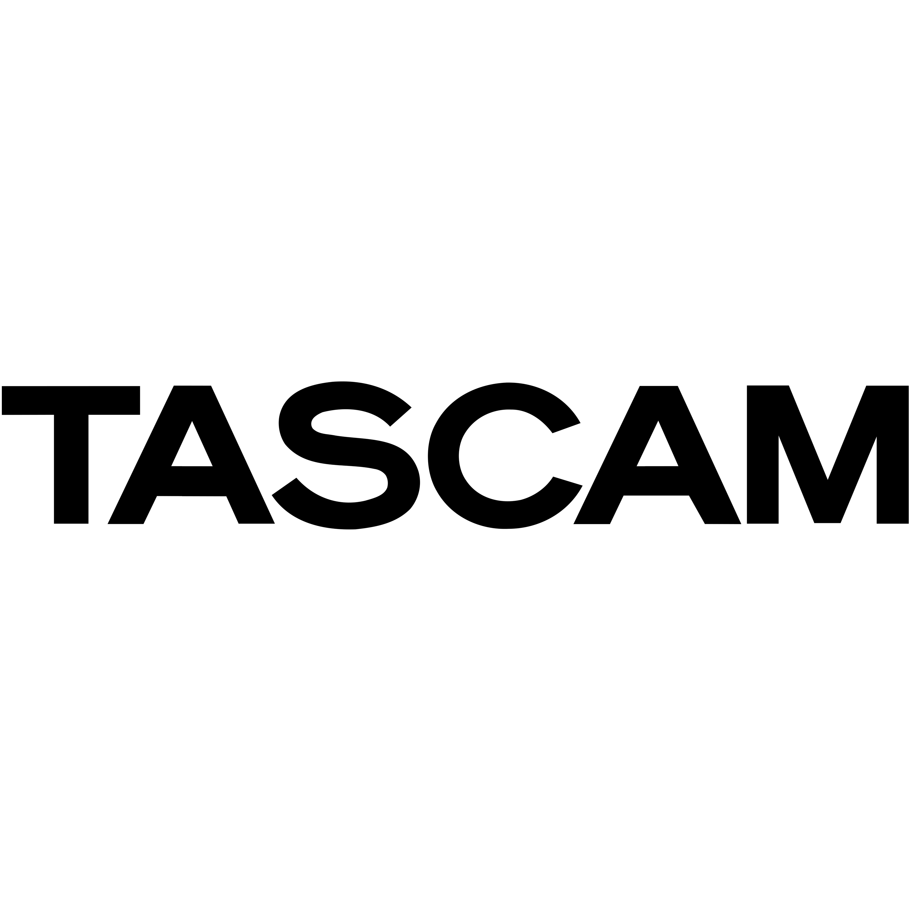 Tascam Logo Black Transparent Image