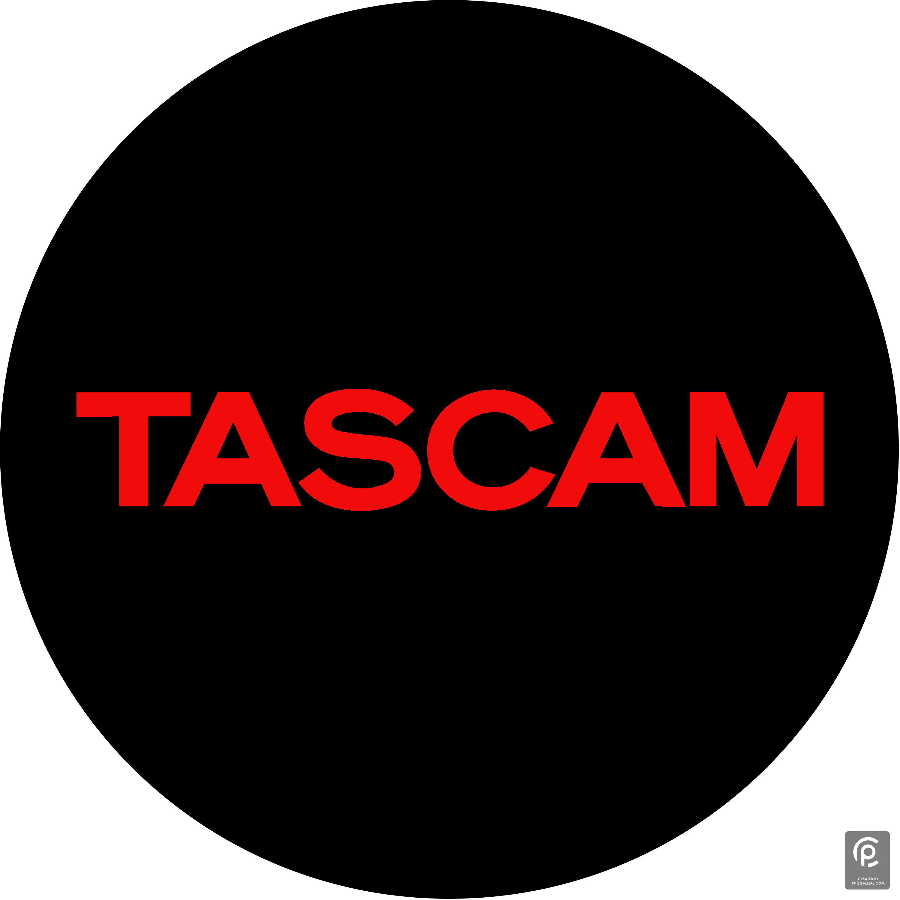 Tascam Logo Black Transparent Clipart