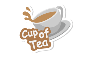 Tea Cup Sticker PNG